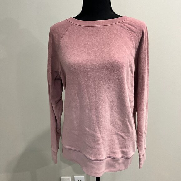 American Eagle Jegging Fit Sweatshirt - Mauve Pink - Size XS-LOOSE FIT - Picture 1 of 3